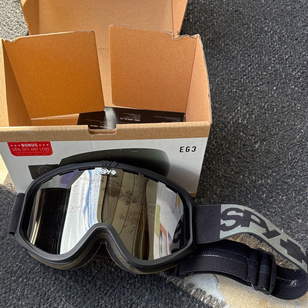 SPY EG3 Black Snow Goggles